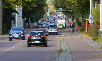 071016 Ålandsvägen skall byggas om , trafik i Mariehamn, 