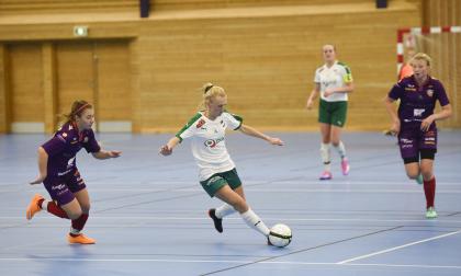 Futsal, IFK Mariehamn – Åland United, Godbyhallen, Agnes Gordon, Elin Lindström,@Foto:Stafan Lund