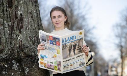 Ellinor Persson jobbar kommer närmast från Hallands Nyheter. På Ålandstidningen blir hon året ut.<@Fotograf>Daniel Eriksson