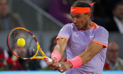 Rafael Nadal förlorade med 0–2 i set mot Jiri Lehecka.