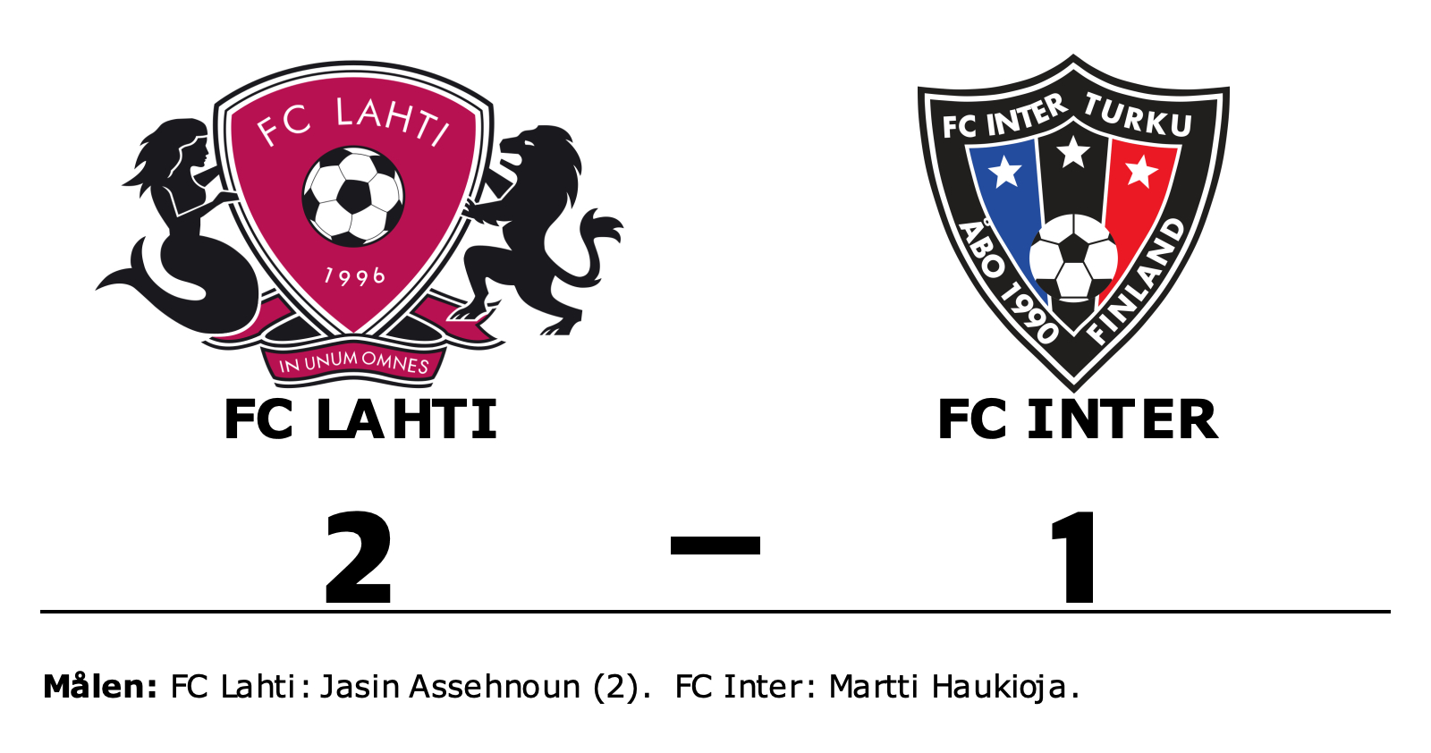 FC Lahti vann mot FC Inter
