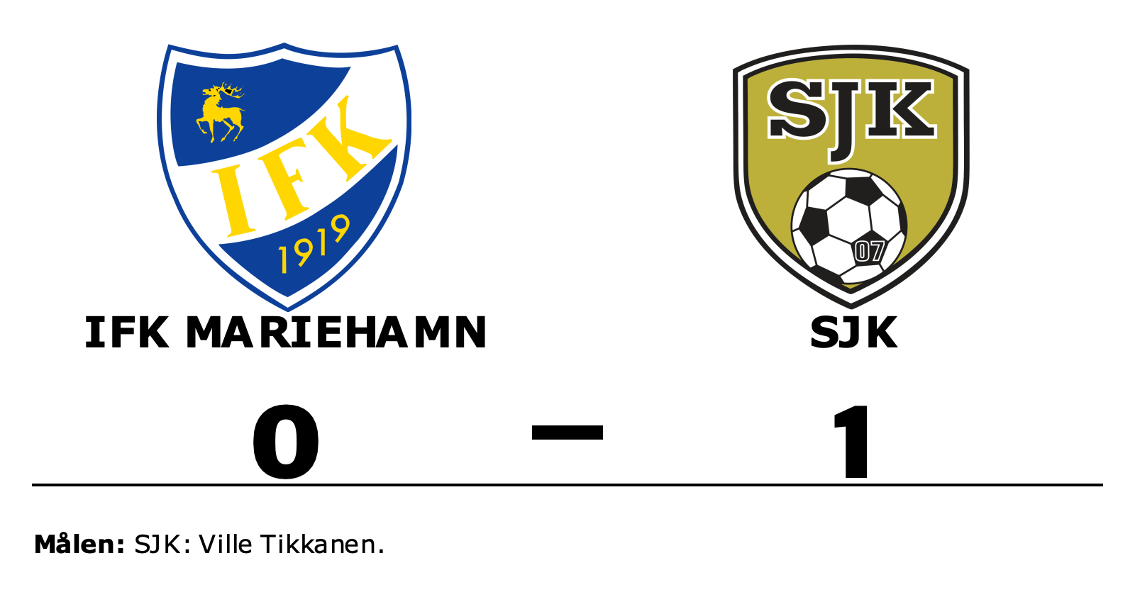 IFK Mariehamn förlorade mot SJK