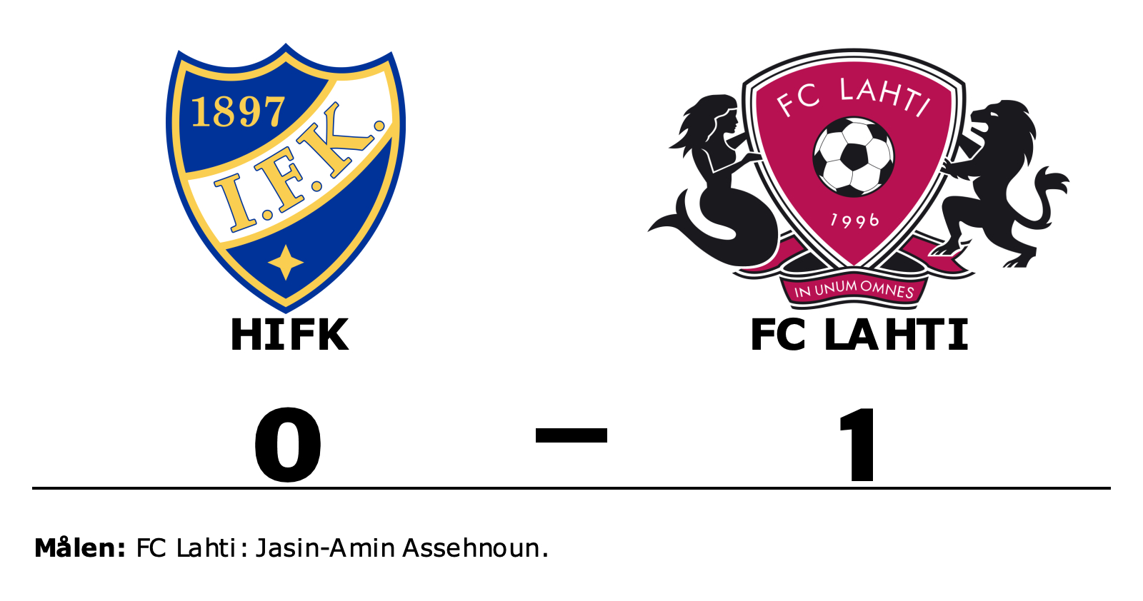 HIFK förlorade mot FC Lahti
