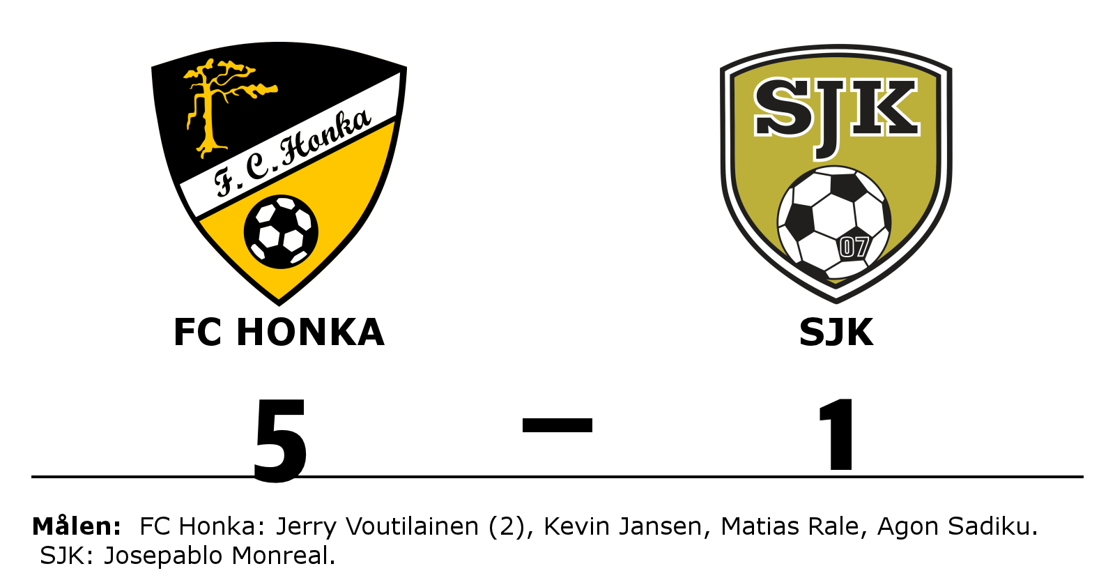 FC Honka vann mot SJK