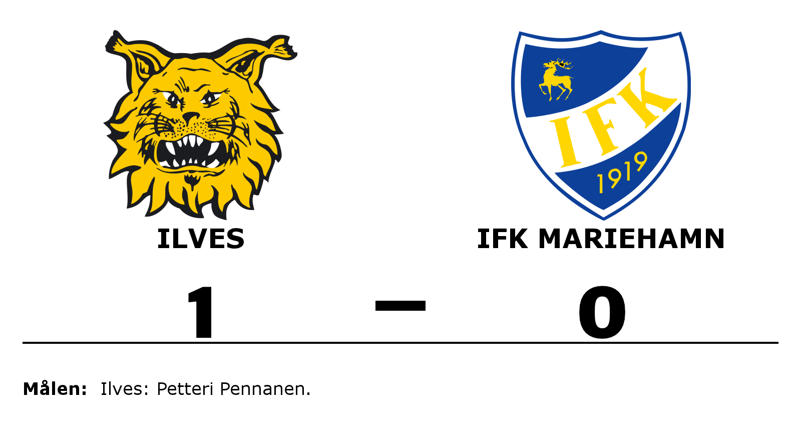 Ilves vann mot IFK Mariehamn