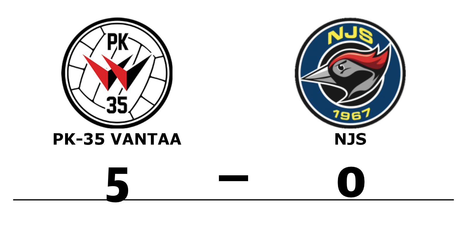 PK-35 Vantaa vann mot NJS