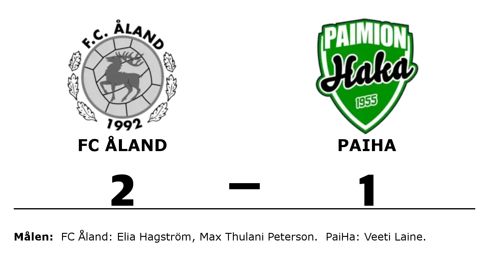 FC Åland vann mot PaiHa