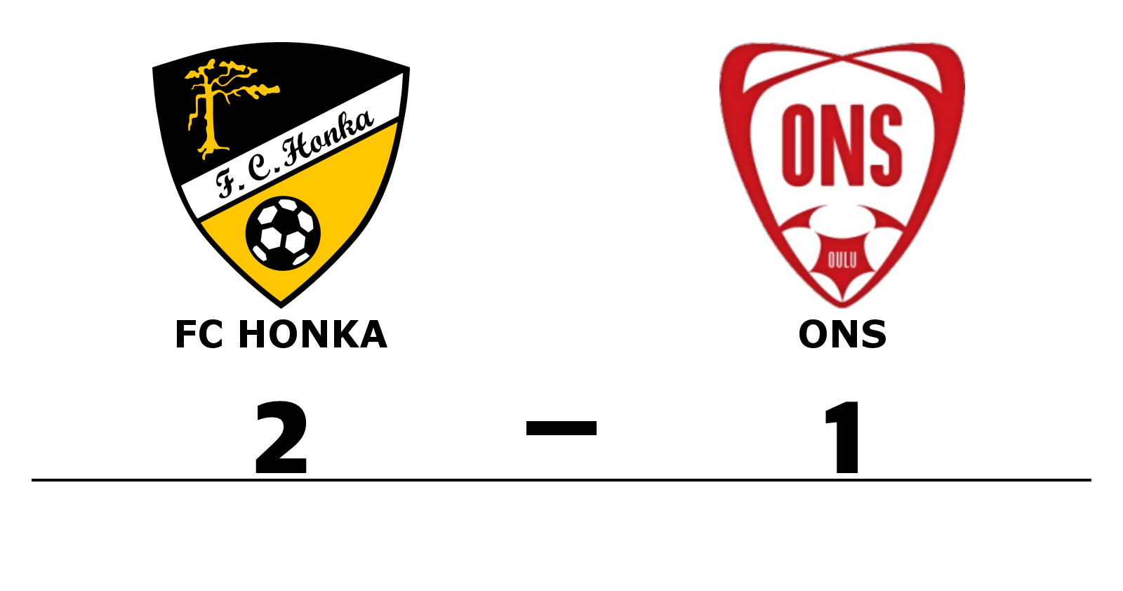 FC Honka vann mot ONS