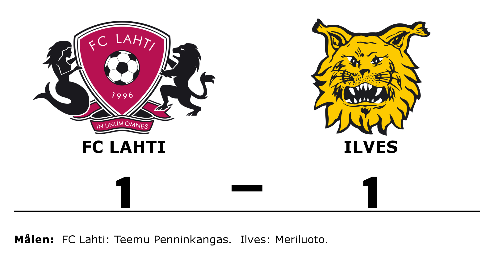 FC Lahti spelade lika mot Ilves
