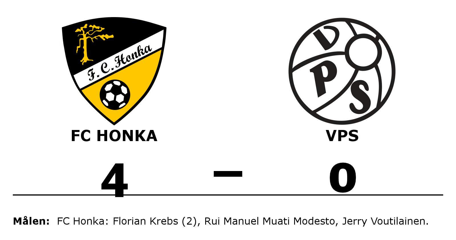 FC Honka vann mot VPS