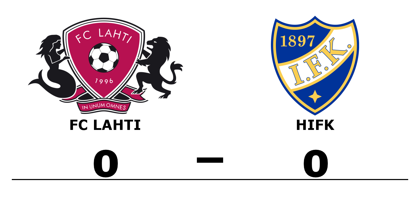 FC Lahti spelade lika mot HIFK