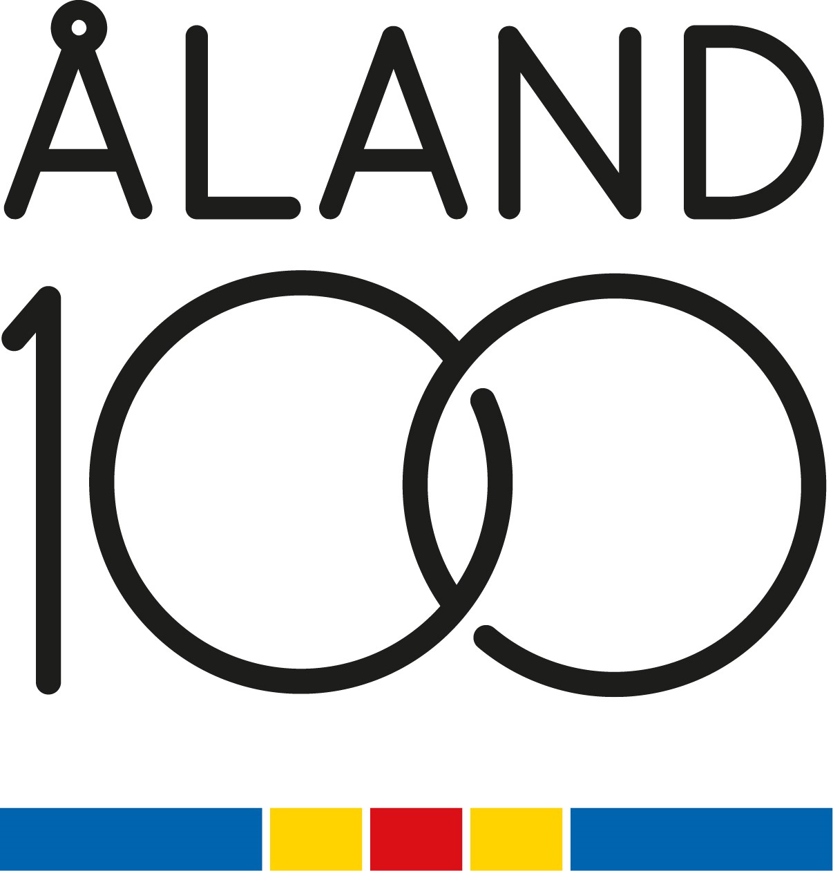 Åland 100 logotyp