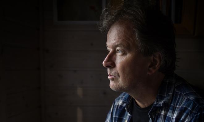 Kjell Westö skrev stora delar av ”Skymning 41” på Åland. I en intervju med Ålandstidningen i somras berättade han att han funderat på boken i tio års tid, och lagt de senaste fyra på att slutföra den. 