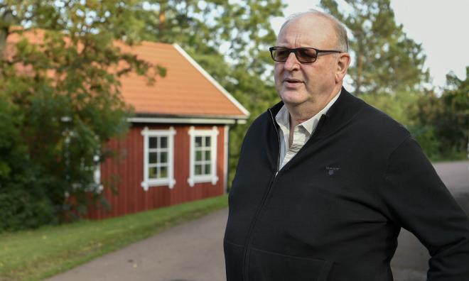Brage Wilhelms tycker att det räcker efter 50 år av kommunalpolitik i Lumparland.Foto Robert Jansson