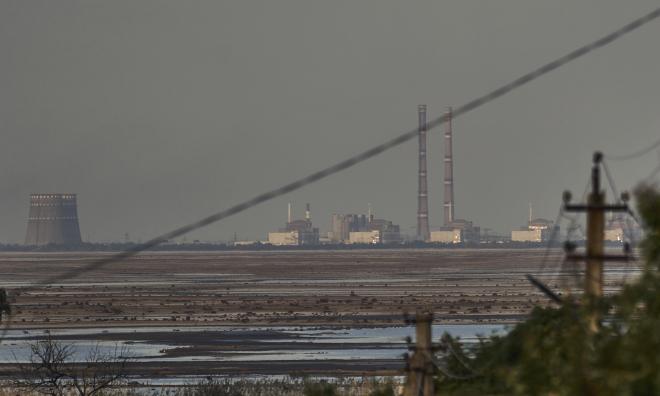 Kärnkraftverket i Zaporizjzja. Arkivbild.
