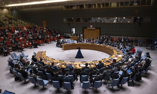 FN:s säkerhetsråd. Arkivbild.