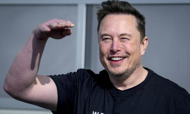 Teslas storägare och vd Elon Musk. Arkivbild