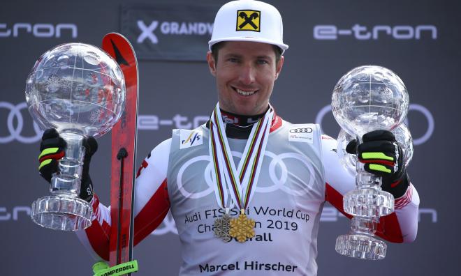 Marcel Hirscher vann den totala världscupen åtta år i rad. Arkivbild.