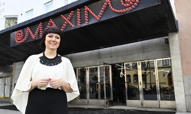 Ellen Tejle, är vd för nya Maxim. Efter att ha varit stängd i nästan två år öppnar lokalen i Stockholm i höst.