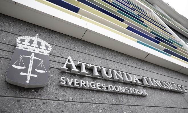 Attunda tingsrätt i Sollentuna, norr om Stockholm. Arkivbild.