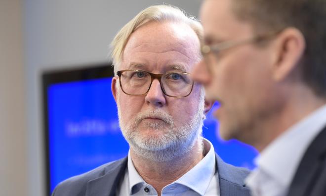 Arbetsmarknadsminister tillika partiledare för Liberalerna, Johan Pehrson, KU-anmäls av Socialdemokraterna. Arkvibild.