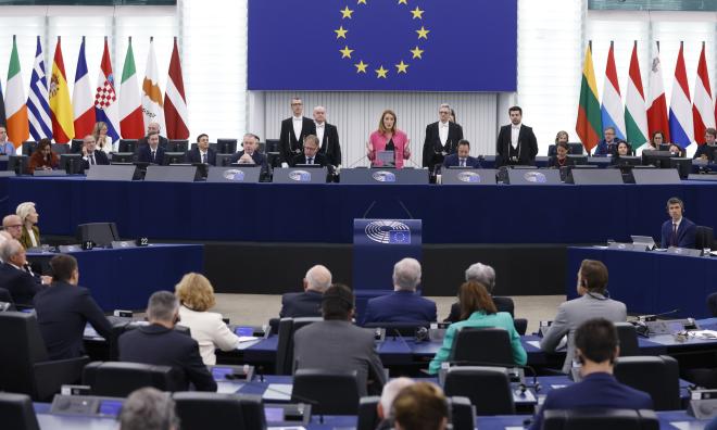 EU-parlamentet har nu hållit sin sista sittning under den pågående mandatperioden. Arkivbild.