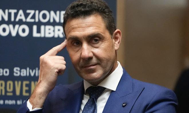 Italienske generalen Roberto Vannacci är toppkandidat för italienska ytterhögerpartiet Lega i EU-valet. Arkivfoto.