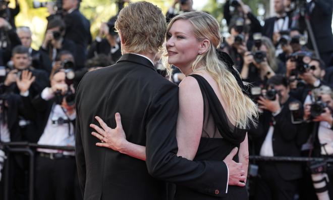 Jesse Plemons och Kirsten Dunst i Cannes.