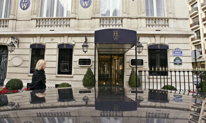 Harry WInstons juvelerarbutik i Paris. Arkivbild.