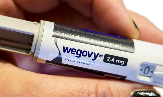 Novo Nordisk producerar läkemedlet Wegovy som ursprungligen är tänkt att användas vid diabetes. Arkivbild.
