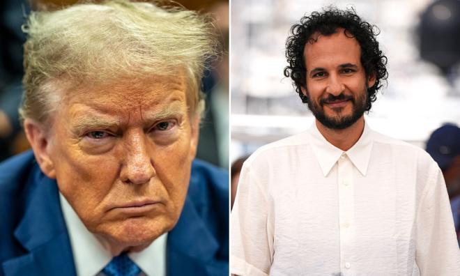 Donald Trump har retat upp sig på svenskiranske regissören Ali Abbasis film om honom.