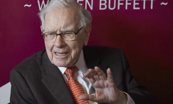 Den amerikanske affärsmannen Warren Buffett. Arkivbild.