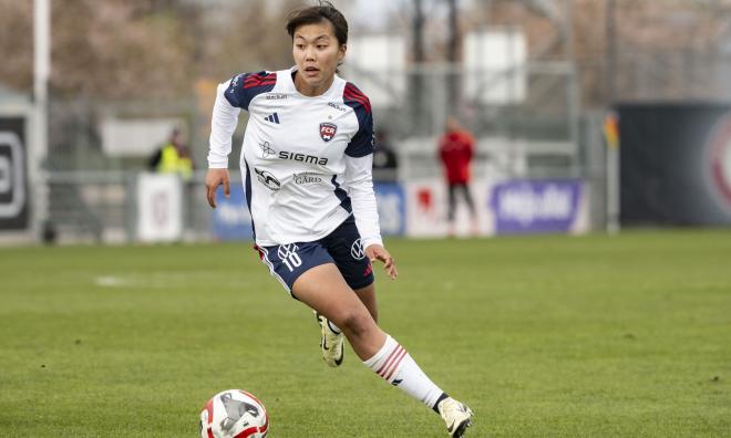 Rosengårds Momoko Tanikawa gjorde två mål i första halvlek mot Linköping. Arkivbild.