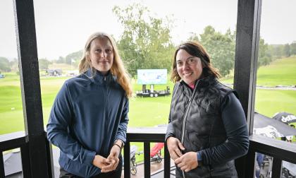 Golf, Ladies european tour på golfbanan i KAstelholm, Emma Lindman, Anna-Karin Salmén