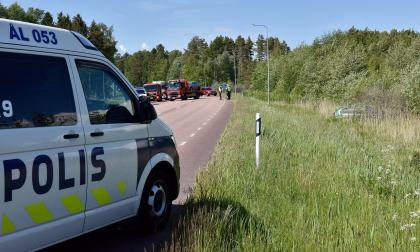 Trafik, olycka p Hammarlandsvgen