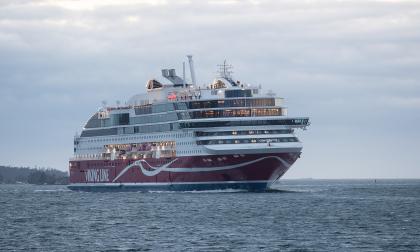 Sjöfart, Viking Line, Viking Glory kommer till Mariehamn första gången *** Local Caption *** @Normal: