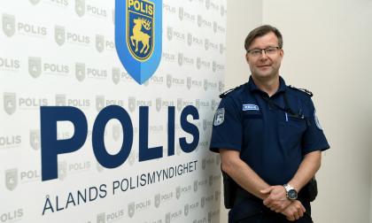 280720 , 28072020 , 20200728 , Johan Pawli , ny polischef , polis , polisen *** Local Caption *** @Bildtext:Johan Pawli tycker att ålänningarna kan vara nöjda med den trygghet och säkerhet som finns på Åland.