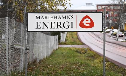 301122 , 30112022 , 20221130 , Elverket ,Mariehamns energi , skylt