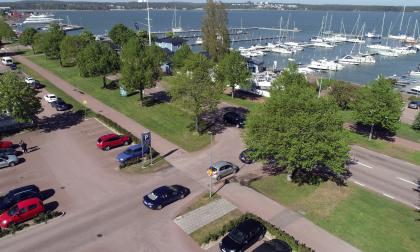 Under juli och augusti regleras trafiken i Mariehamn i samband med olika evenemang.