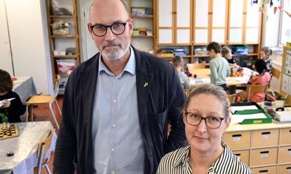Rektor Anders ”Antti” Eriksson och Kråkans föreståndare Fredrika Haals vill att man nu tar Kråkans utrymmesbrist på allvar.