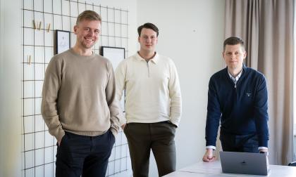 Fredrik Rosenberg, Oskar Lönnqvist och Adam Söderlund känner stor arbetsmotivation.