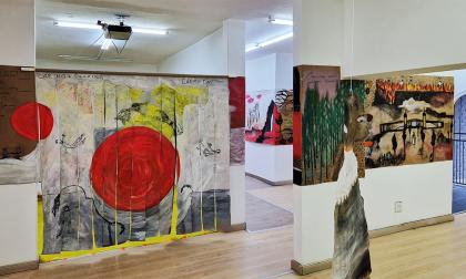 Simon Häggblom och Karin Lind har nu haft sin utställning på Kalashnikovv Gallery i Johannesburg.Privat foto