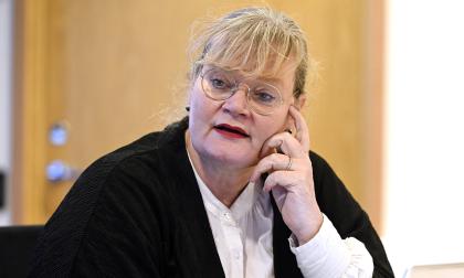 Katrin Sjögren (Lib) håller i taktpinnen som ordförande för det vinnande partiet i lagtingsvalet i oktober. 