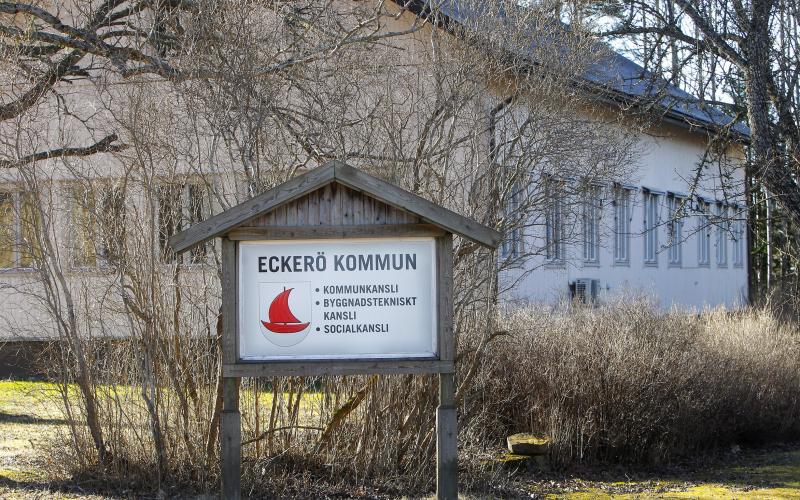 Eckerö kommunhus.
