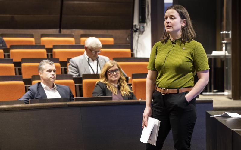 Ålands landskapsregering, Finans- och näringsutskottet, hörande om vindkraft, Anna Häger