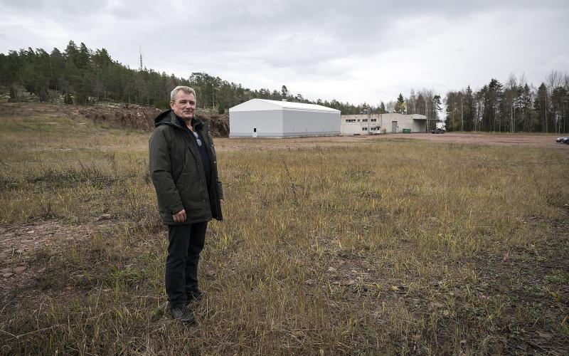 Mariehamns bioenergi planerar fjärrvärmekraftverk i Dalkarby. Stefan Skogberg