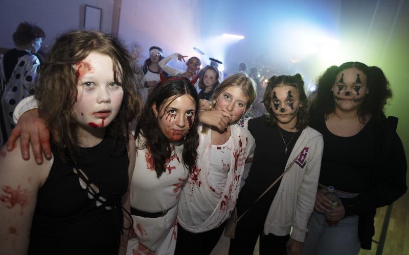 Halloween, halloweenfest på Strandnäs skola