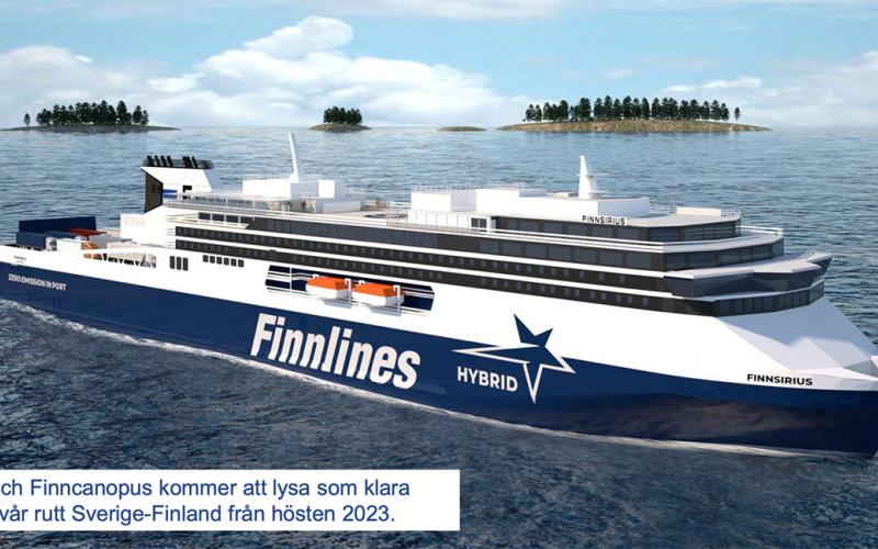 Sjöfart, Finnlines skisser av nybygge