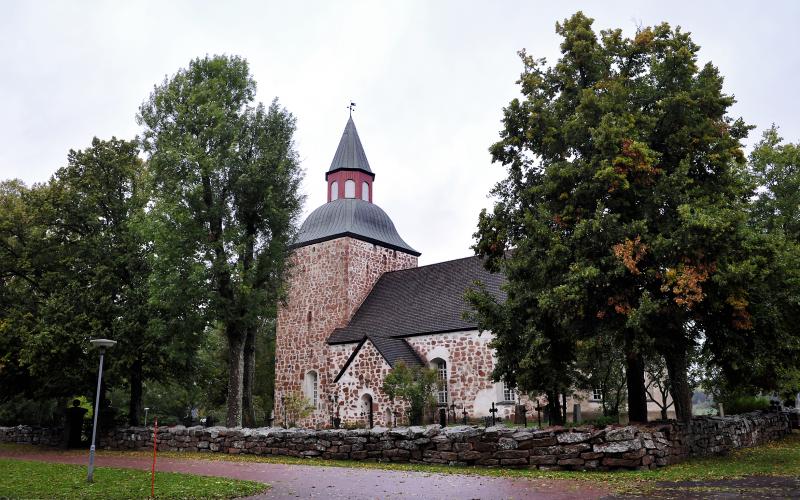 Saltviks kyrka *** Local Caption *** @Bildtext:Saltviks kyrka, helgad åt S:ta Maria.@Foto:Jacob Saurén