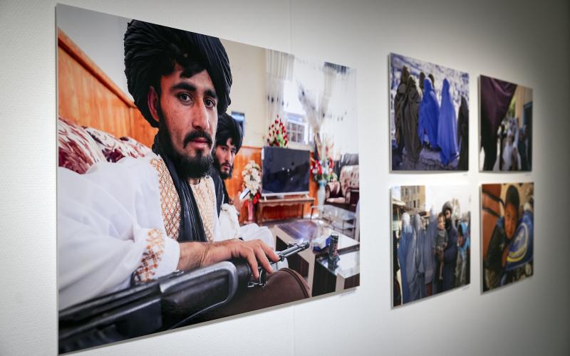 Ålands konsthistoriska museum, Ålands fredsinstitut, utställning av Rauli Virtanen, foto, Afghanistan